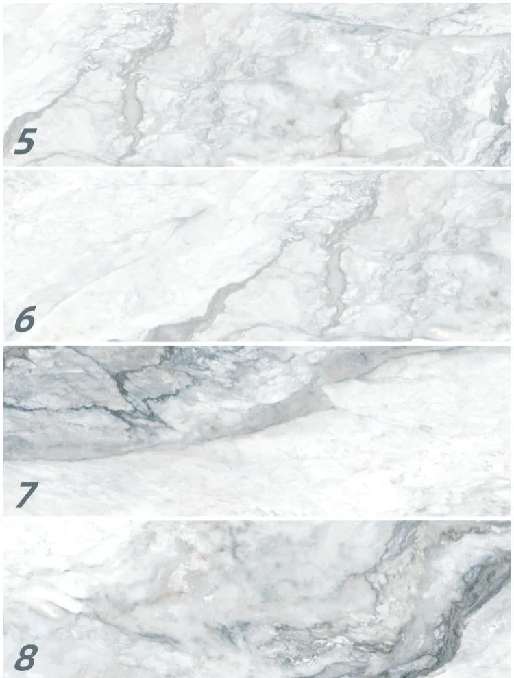 Blue‑grey marble pattern set 5‑8